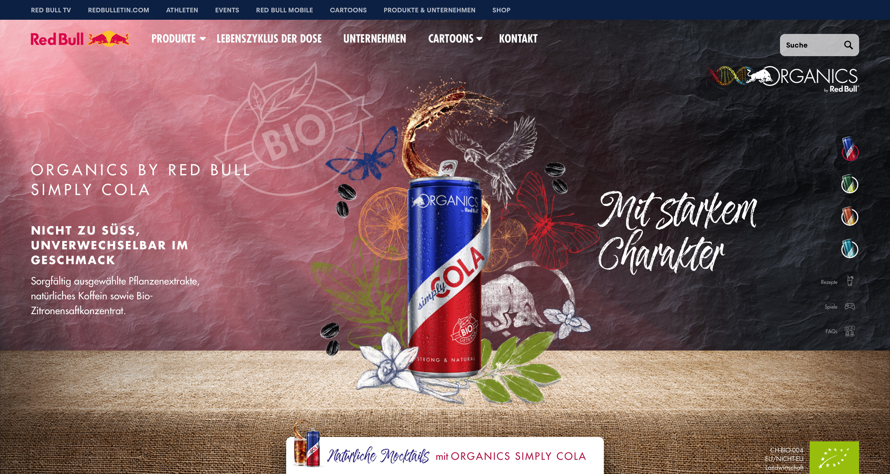 Organics Desktop Simply Cola